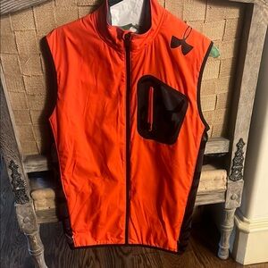 Under Armour Bright Orange Vest with Black Details